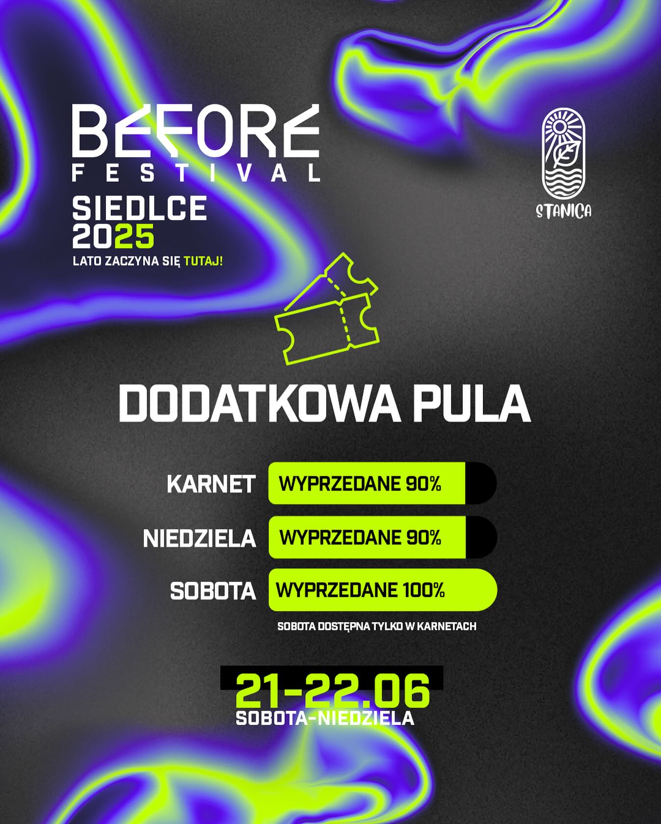 DODATKOWA PULA BEFORE FESTIVAL 2025 SIEDLCE