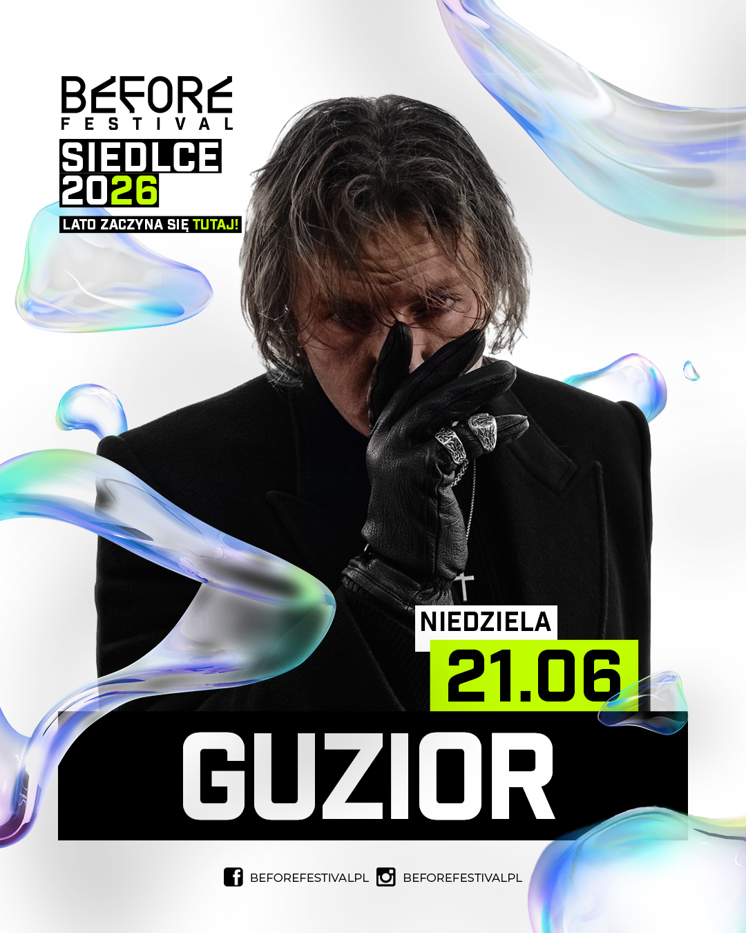 GUZIOR - BEFORE FESTIVAL 2026 - SIEDLCE - LINEUP KONCERT