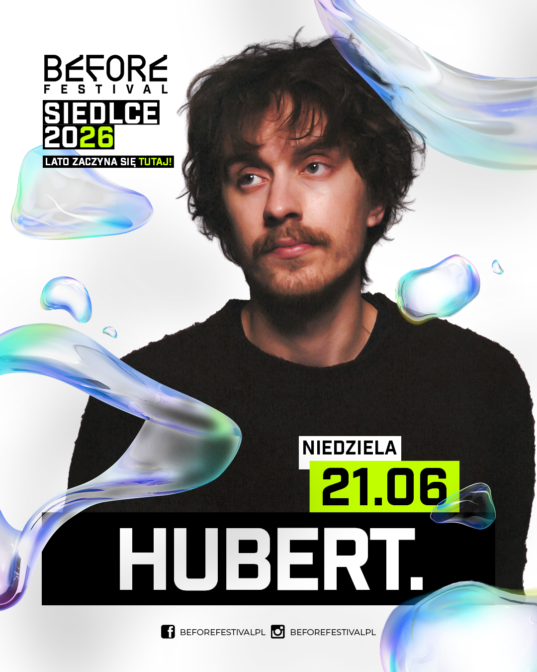 HUBERT - BEFORE FESTIVAL 2026 - SIEDLCE - LINEUP KONCERT